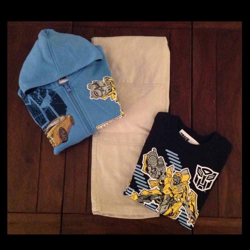 Boys 3 Piece Transformers Set